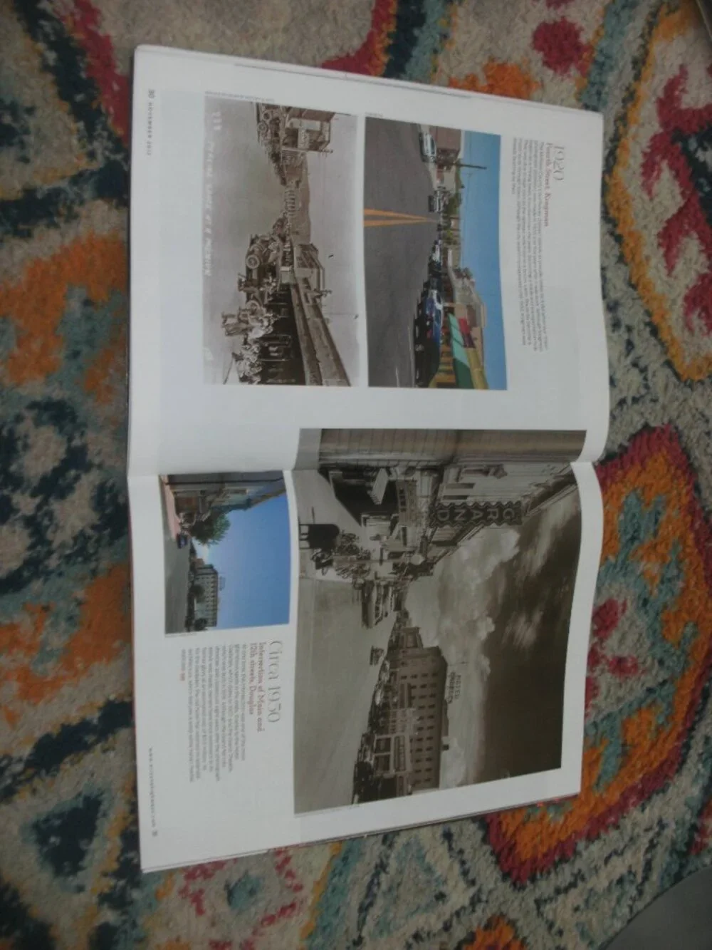 Collectible Arizona Highways Magazine November 2012 Then & Now Vintage Photos